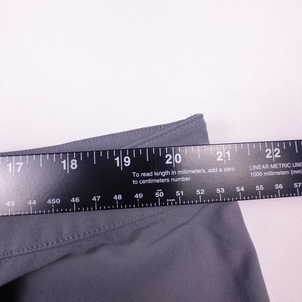 LULULEMON ABC Classic‎ Fit Pants Warpstreme Grey Men's 41x27 MISSING BUTTON